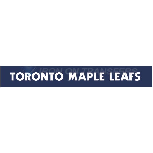 Toronto Maple Leafs Iron-on Stickers (Heat Transfers)NO.344